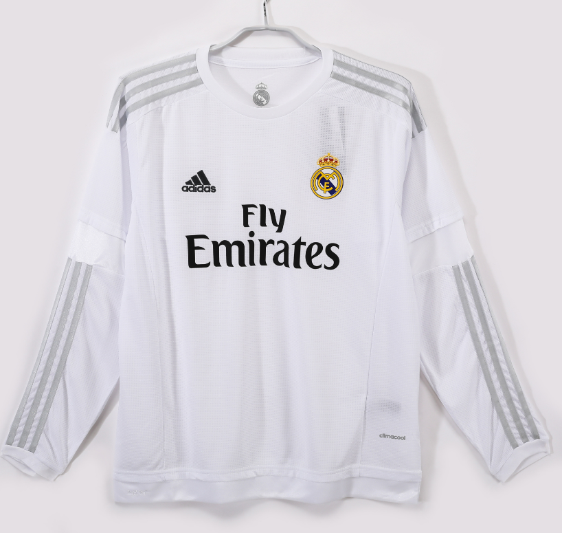Real Madrid Long sleeve Retro jersey 25 26  Home and away New adult Retro 2016/17 2012/13 2011/12 2017/18 2014/15 2006/07 2005-06  Real Madrid soccer jersey 10-20 days. It will arrive in your country