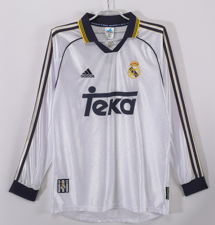 Real Madrid Long sleeve Retro jersey 25 26  Home and away New adult Retro 2016/17 2012/13 2011/12 2017/18 2014/15 2006/07 2005-06  Real Madrid soccer jersey 10-20 days. It will arrive in your country