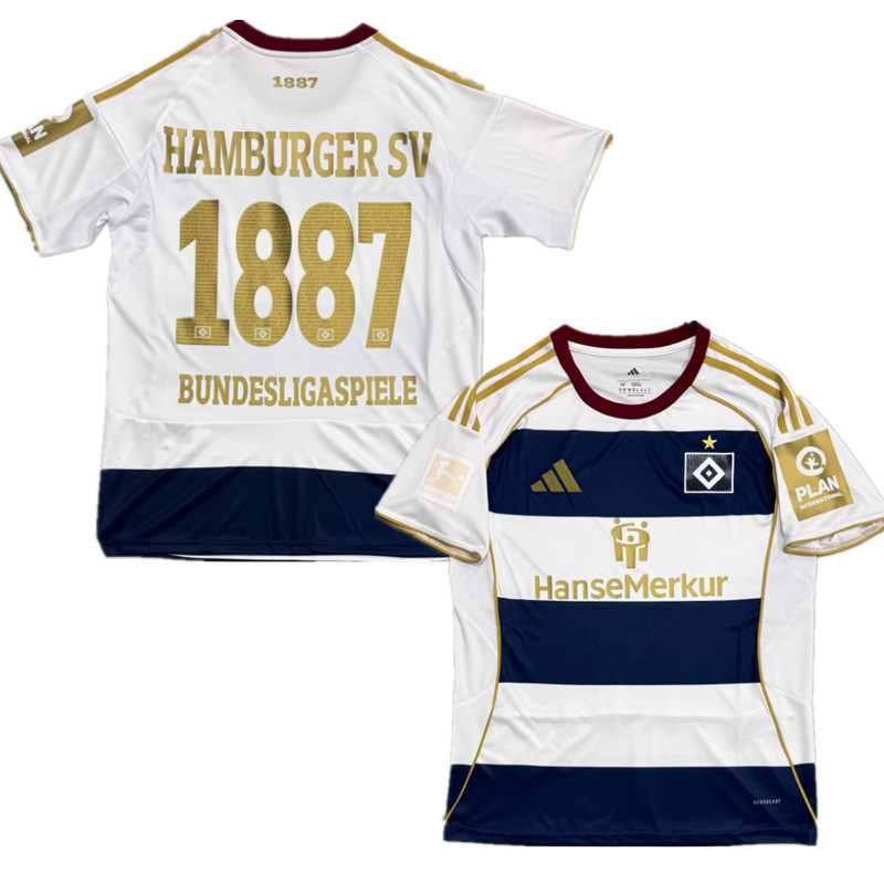 new 25 26 Hamburg Home and away adult 2026 Hamburg  soccer jersey 10-20 days. It will arrive in your country