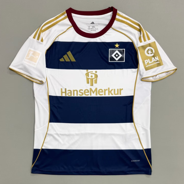 new 25 26 Hamburg Home and away adult 2026 Hamburg  soccer jersey 10-20 days. It will arrive in your country