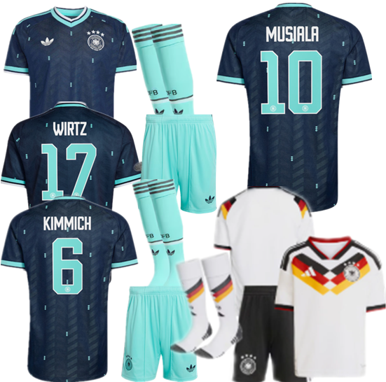 adult  kids kit 2026 2027 World Cup National Team Germany jersey Home and away 26 27 Germany soccer jersey 10-20 days. It will arrive in your country