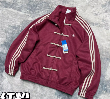 jacket New model with logo three-leaf clover spring-autumn new Chinese-style jacket, outdoor Chinese-style dress, stand-up collar, fashionable and versatile, casual and wind-resistant coat
