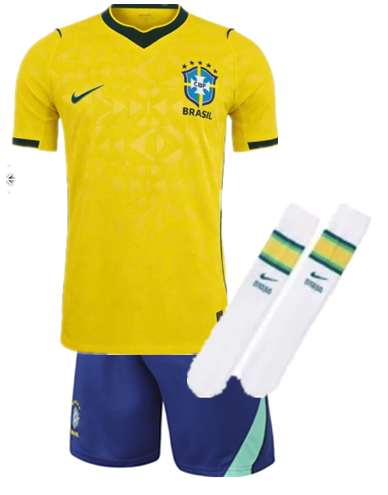 26 27 new Brazil jersey  adult kit  kids kit  Home and away 2026 2027 Brazil soccer jersey 10-18 days. It will arrive in your country