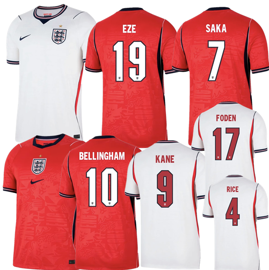 England 2026 2027 World Cup National Team England jersey Home and away New adult 26 27 England soccer jersey 10-20 days. It will arrive in your country