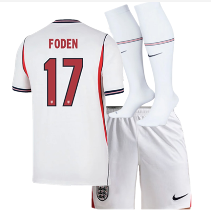 26 27 new England jersey  adult kit  kids kit  Home and away 2026 2027 England soccer jersey 10-18 days. It will arrive in your country