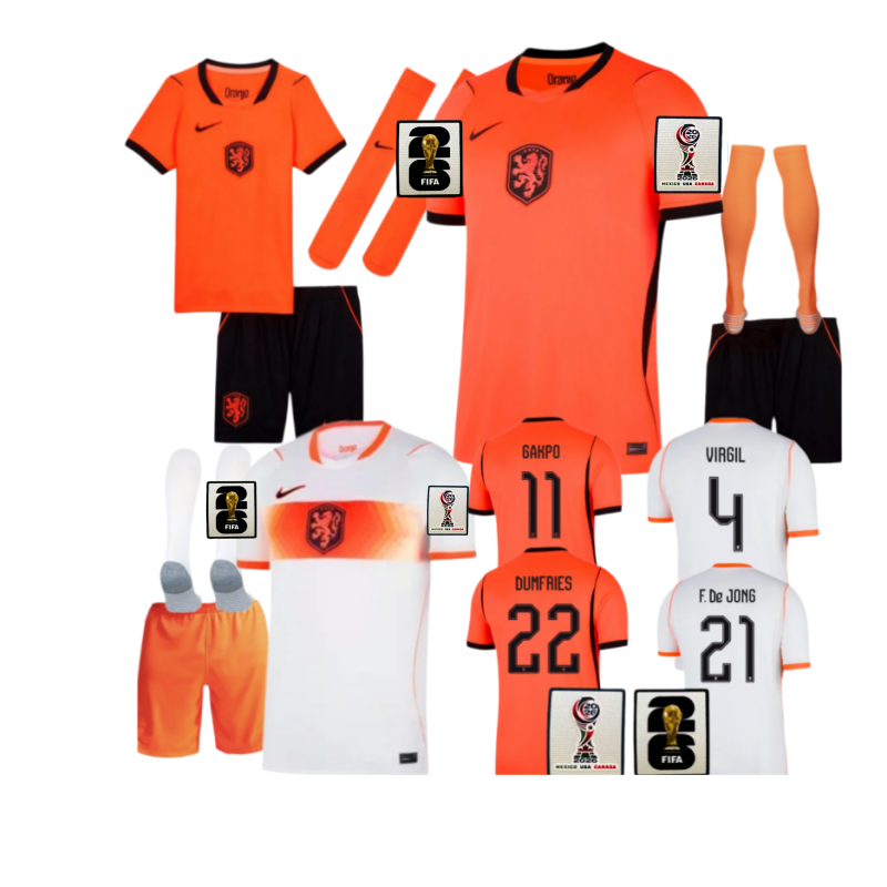 26 27 new Netherlands jersey  adult kit  kids kit  Home and away 2026 2027 Netherlands soccer jersey 10-18 days. It will arrive in your country