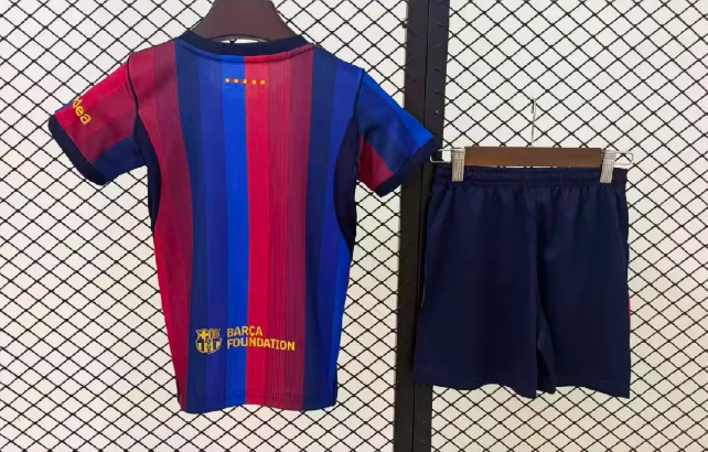 adult kit kids kit Barcelona shirt 2026 2027 Barcelona jersey Home and away adult 26 27 Barcelona soccer jersey 10-20 days. It will arrive in your country