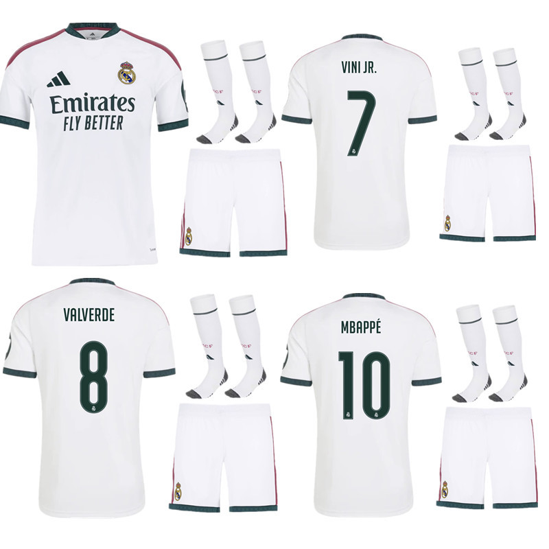 adult kit kids kit  2026 2027 Real Madrid jersey Home and away 26 27 Real Madrid soccer jersey 10-20 days. It will arrive in your country