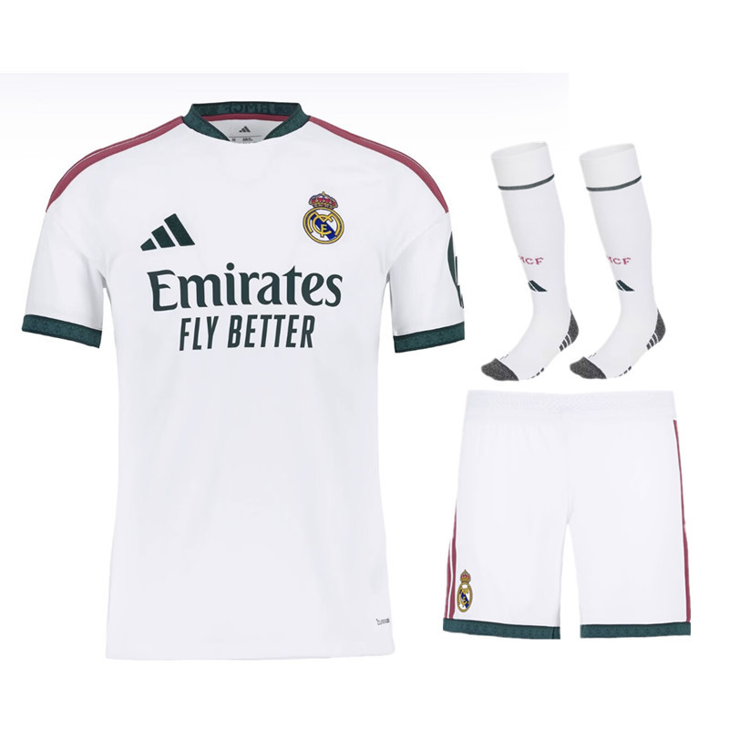 adult kit kids kit  2026 2027 Real Madrid jersey Home and away 26 27 Real Madrid soccer jersey 10-20 days. It will arrive in your country