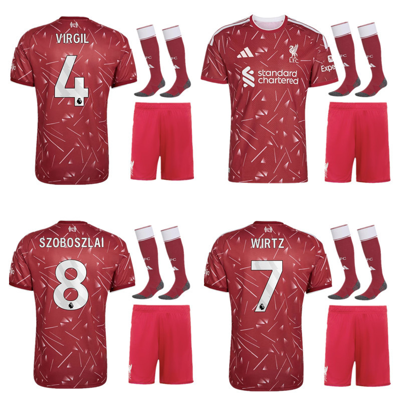 adult kit kids kit 2026 2027 Liverpool Home jersey New 26 27 Liverpool Home soccer jersey 10-20 days. It will arrive in your country