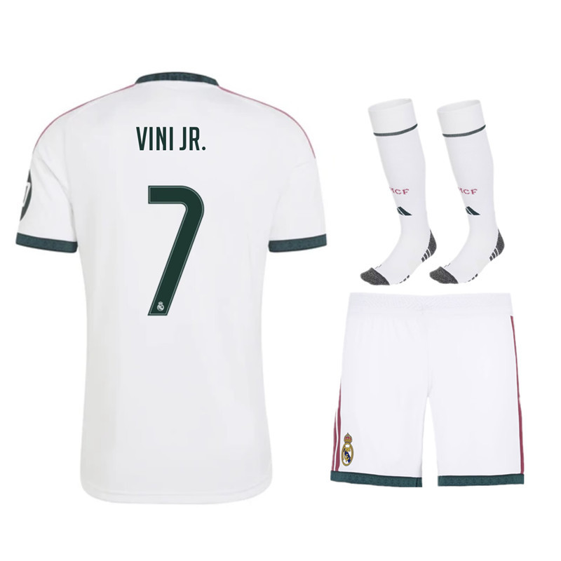 adult kit kids kit  2026 2027 Real Madrid jersey Home and away 26 27 Real Madrid soccer jersey 10-20 days. It will arrive in your country