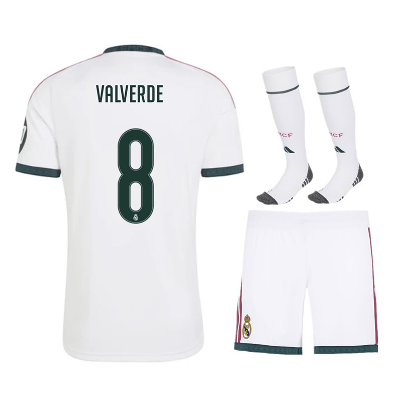 adult kit kids kit  2026 2027 Real Madrid jersey Home and away 26 27 Real Madrid soccer jersey 10-20 days. It will arrive in your country