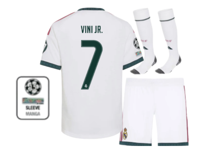 2026 2027 adult kit  kids kit New Real Madrid jersey Home and away S-4XL 26 27 Real Madrid soccer jersey 10-20 days. It will arrive in your country
