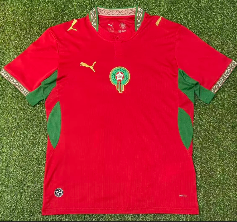 Morocco 2026 2027 World Cup National Team Poland  jersey Home and away New adult 26 27 Morocco soccer jersey 10-20 days. It will arrive in your country
