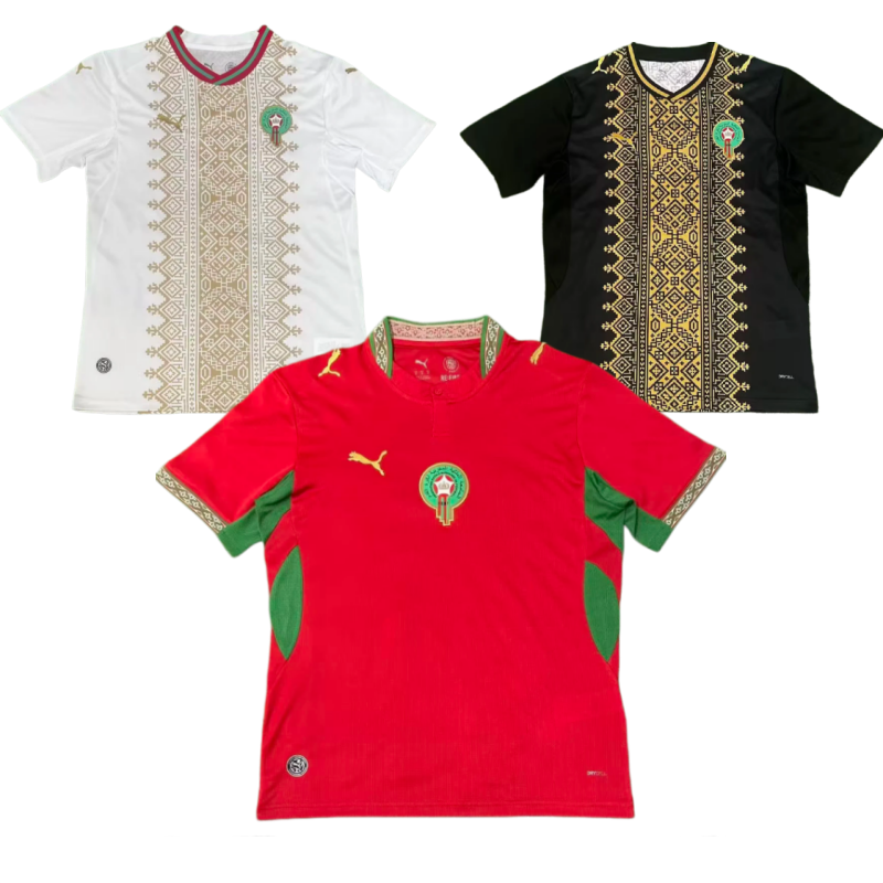 Morocco 2026 2027 World Cup National Team Poland  jersey Home and away New adult 26 27 Morocco soccer jersey 10-20 days. It will arrive in your country