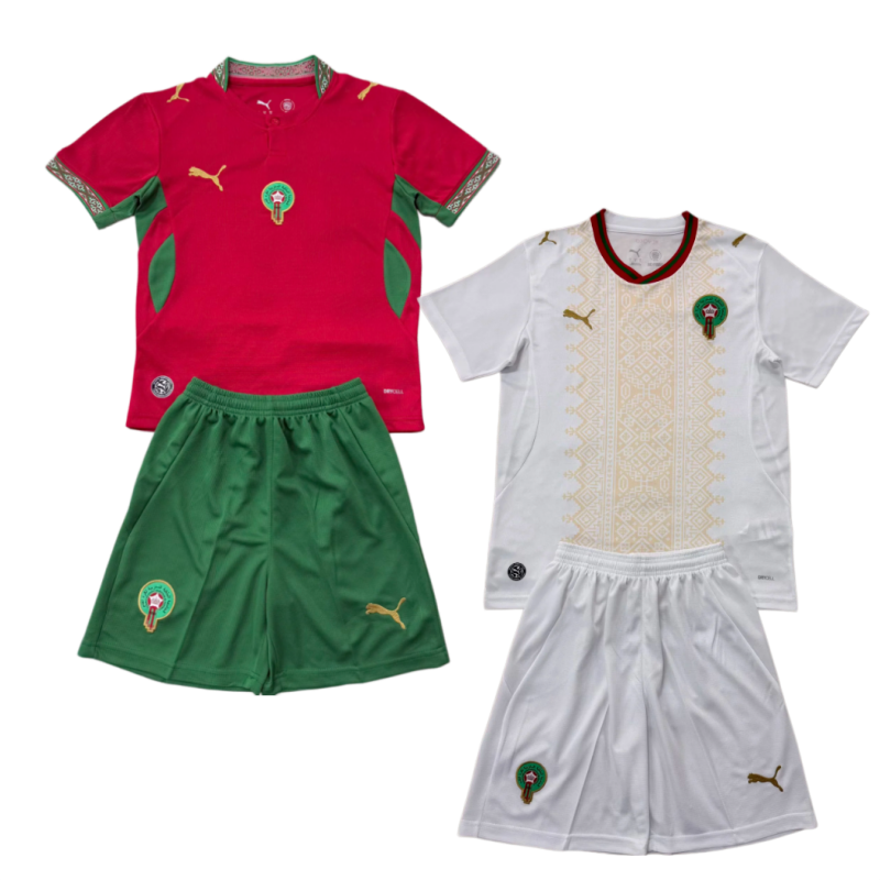 new Morocco jersey Home and away adult kit  kids kit 26 27 Morocco soccer jersey 10-18 days. It will arrive in your country