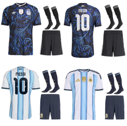long sleeve adult  kids kit 2026 World Cup National Team Argentina jersey Home and away 26 27 Argentina soccer jersey 10-20 days. It will arrive in your country