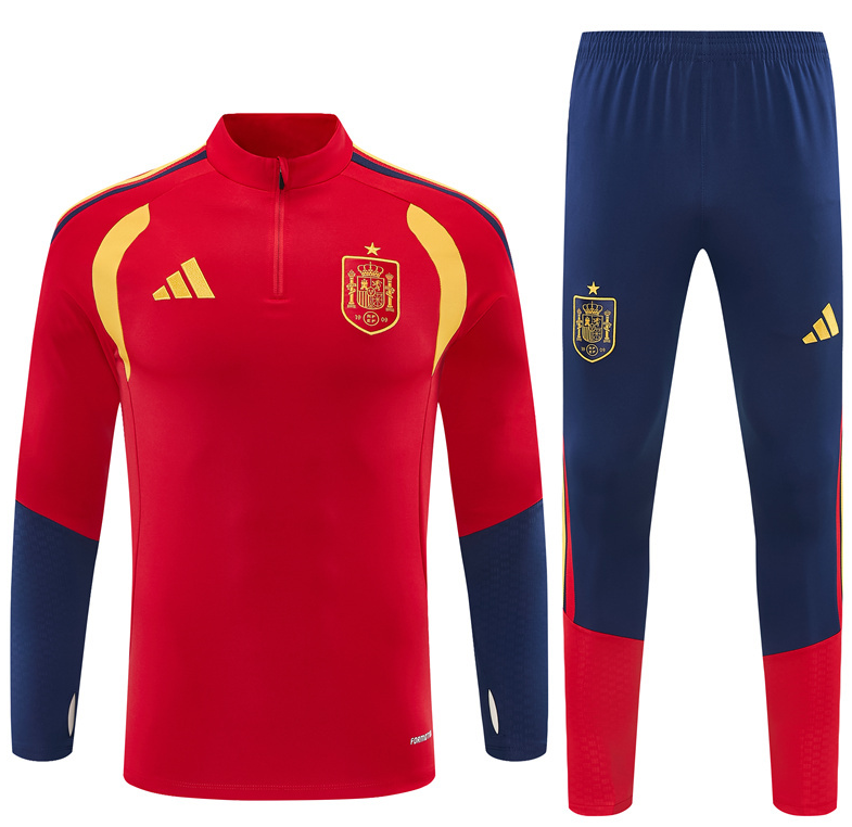 New Spain kids kit New training coat jacket jersey adult kit  kids kit  26 27 Spain soccer jersey 10-20 days. It will arrive in your country