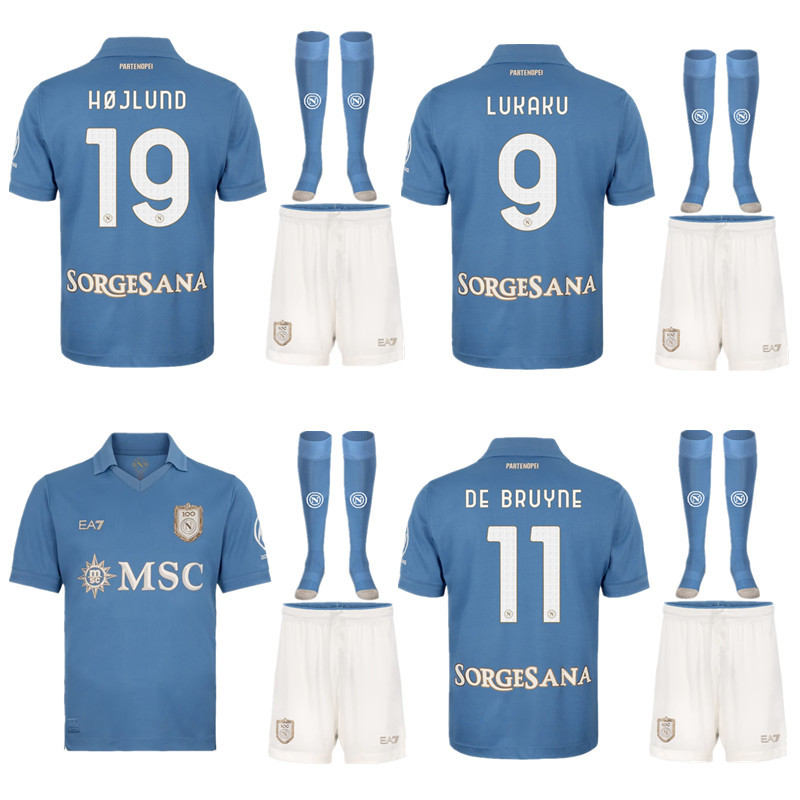 adult kit kids kit 2026 2027 SSC Napoli Home jersey New 26 27 Naples Home soccer jersey 7-15 days. It will arrive in your country