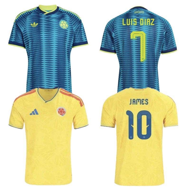 New 2026 Colombia World Cup National Team Colombia jersey Home and away New adult 2026 2027 Colombia soccer jersey 10-20 days. It will arrive in your country