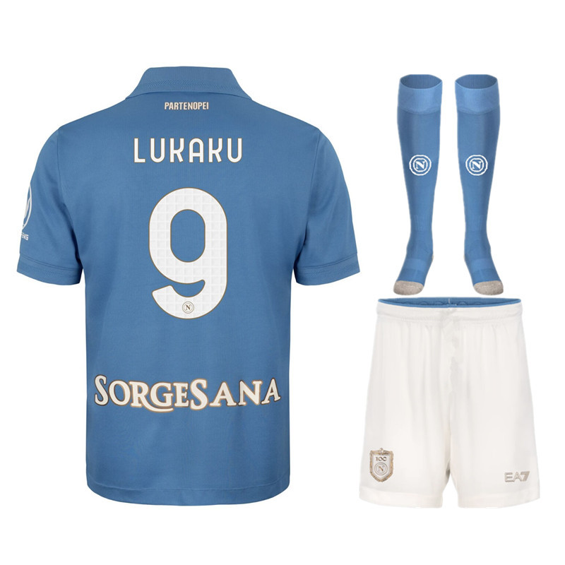 adult kit kids kit 2026 2027 SSC Napoli Home jersey New 26 27 Naples Home soccer jersey 7-15 days. It will arrive in your country