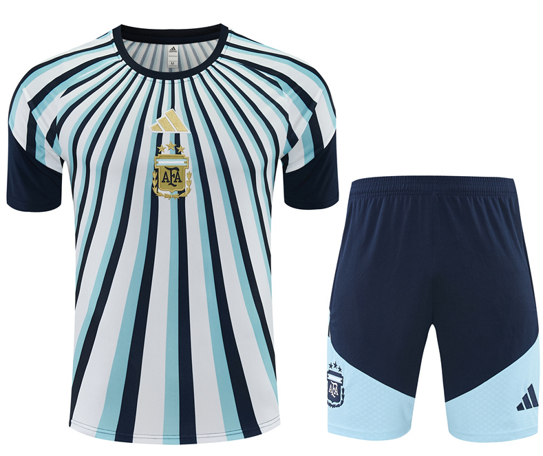 New  World Cup  Argentina Training suit 26 27 Argentina Training Clothing Uniforms Adult Kids Kit 10-20 days. It will arrive in your country