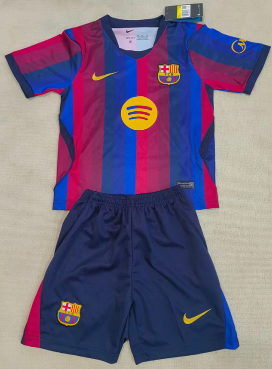 adult kit kids kit Barcelona shirt 2026 2027 Barcelona jersey Home and away adult 26 27 Barcelona soccer jersey 10-20 days. It will arrive in your country