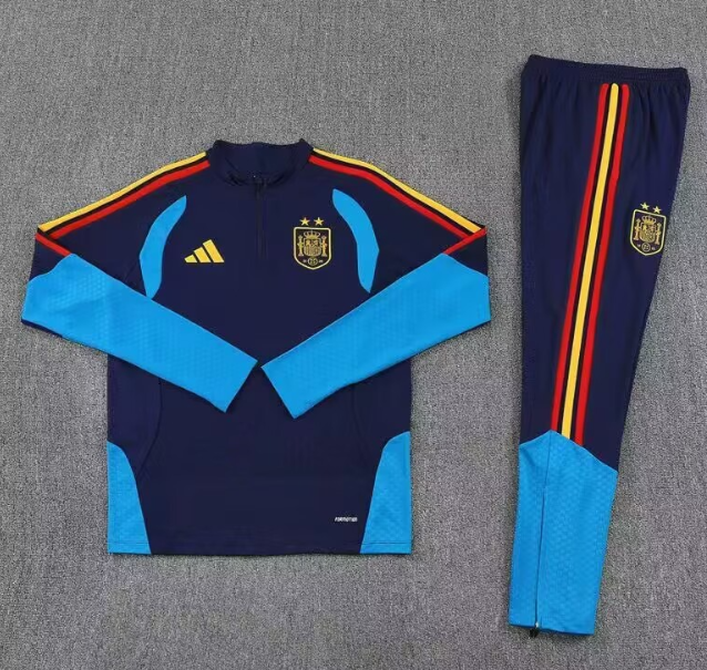 2 stars  New Spain kids kit New training coat jacket jersey adult kit  kids kit  26 27 Spain soccer jersey 10-20 days. It will arrive in your country