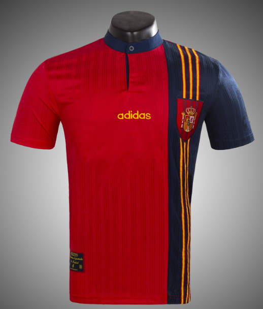 Spain Retro jersey 25 26  Home and away New adult Retro  1996 1994/95  2010 1998 2012 Spain soccer jersey 10-20 days. It will arrive in your country days. It will arrive in your country