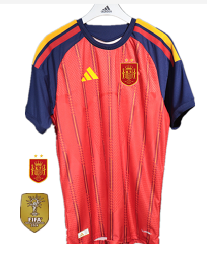 Player version New Spain adult  Champion Version 2 stars 26 27 Spain  soccer jersey 10-20 days. It will arrive in your country