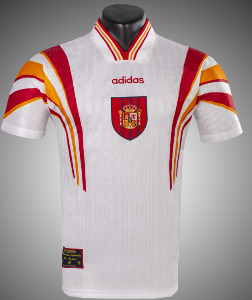Spain Retro jersey 25 26  Home and away New adult Retro  1996 1994/95  2010 1998 2012 Spain soccer jersey 10-20 days. It will arrive in your country days. It will arrive in your country