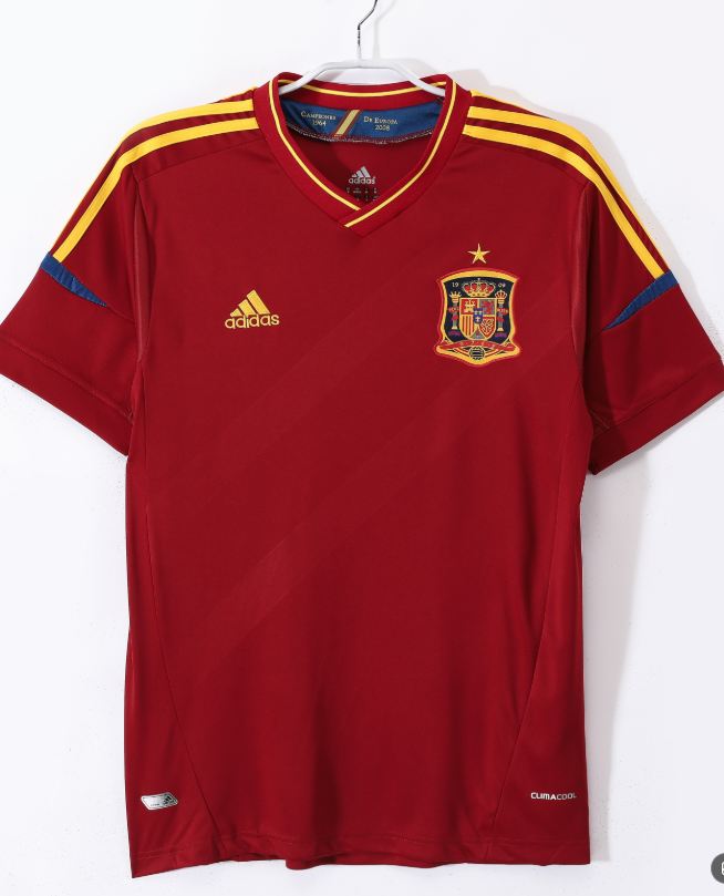 Spain Retro jersey 25 26  Home and away New adult Retro  1996 1994/95  2010 1998 2012 Spain soccer jersey 10-20 days. It will arrive in your country days. It will arrive in your country
