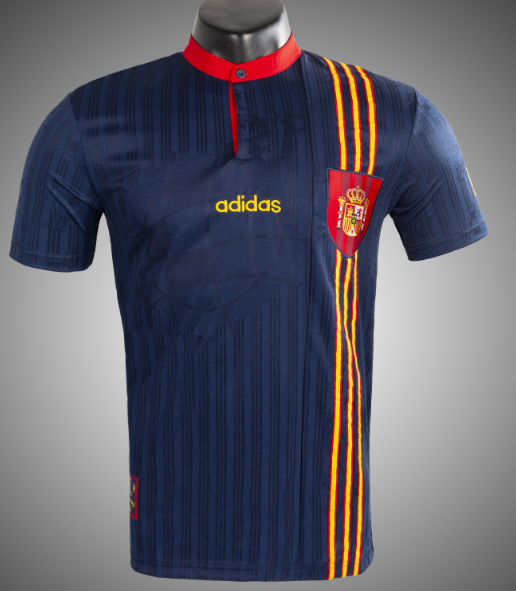 Spain Retro jersey 25 26  Home and away New adult Retro  1996 1994/95  2010 1998 2012 Spain soccer jersey 10-20 days. It will arrive in your country days. It will arrive in your country