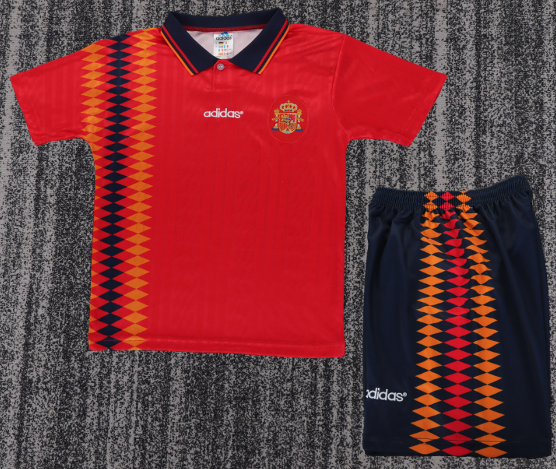 kids kit Spain Retro jersey 25 26  Home and away New adult Retro  1996 1994/95  2010 1998 2012  2000  10/12 Spain soccer jersey 10-20 days. It will arrive in your country days. It will arrive in your country