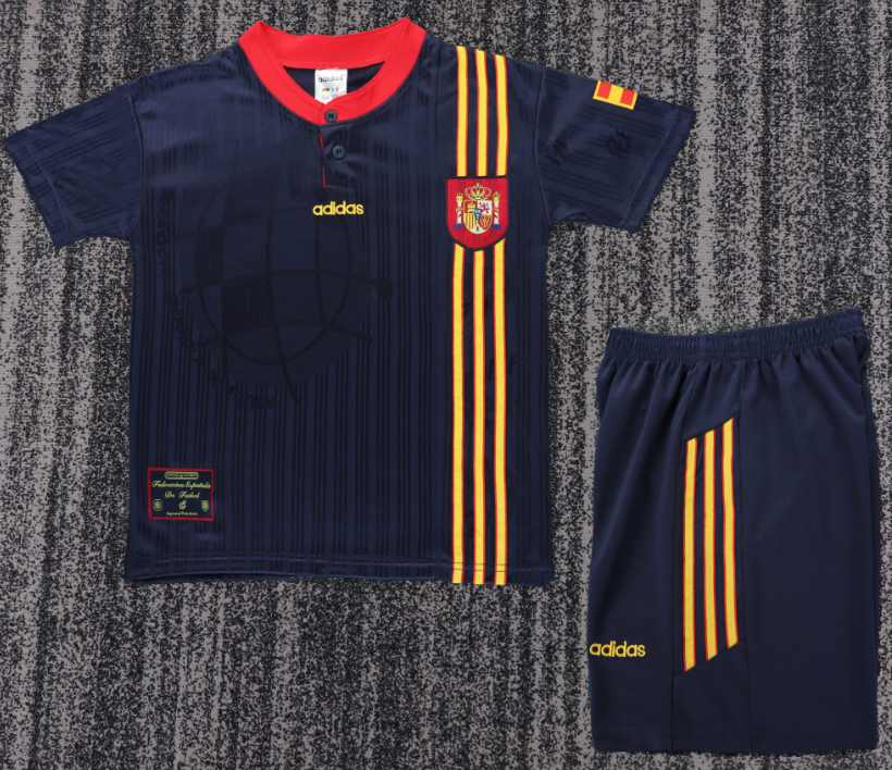 kids kit Spain Retro jersey 25 26  Home and away New adult Retro  1996 1994/95  2010 1998 2012  2000  10/12 Spain soccer jersey 10-20 days. It will arrive in your country days. It will arrive in your country