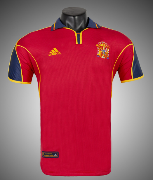Spain Retro jersey 25 26  Home and away New adult Retro  1996 1994/95  2010 1998 2012 Spain soccer jersey 10-20 days. It will arrive in your country days. It will arrive in your country