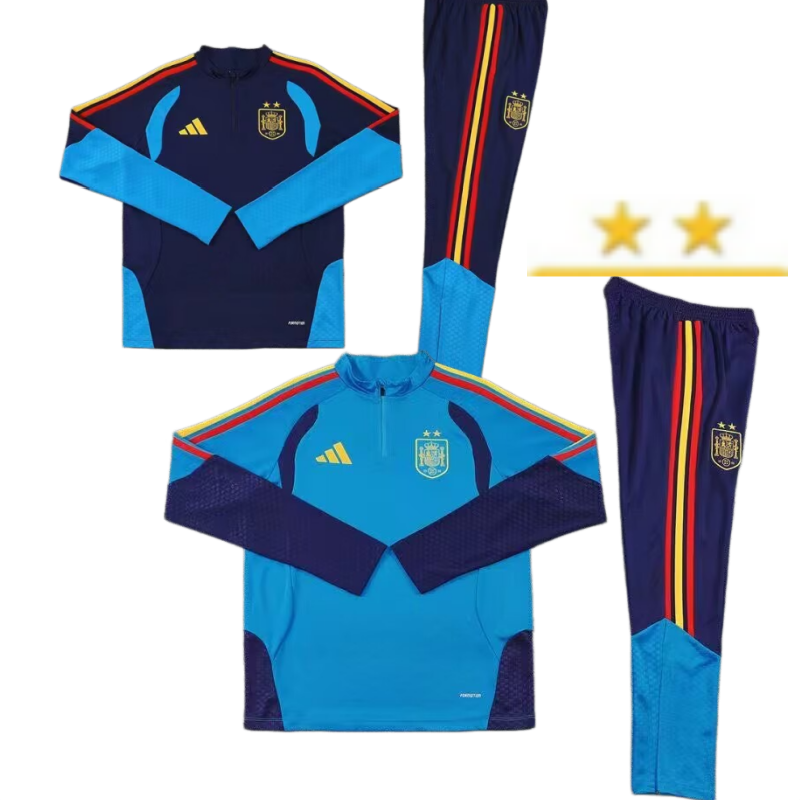 2 stars  New Spain kids kit New training coat jacket jersey adult kit  kids kit  26 27 Spain soccer jersey 10-20 days. It will arrive in your country