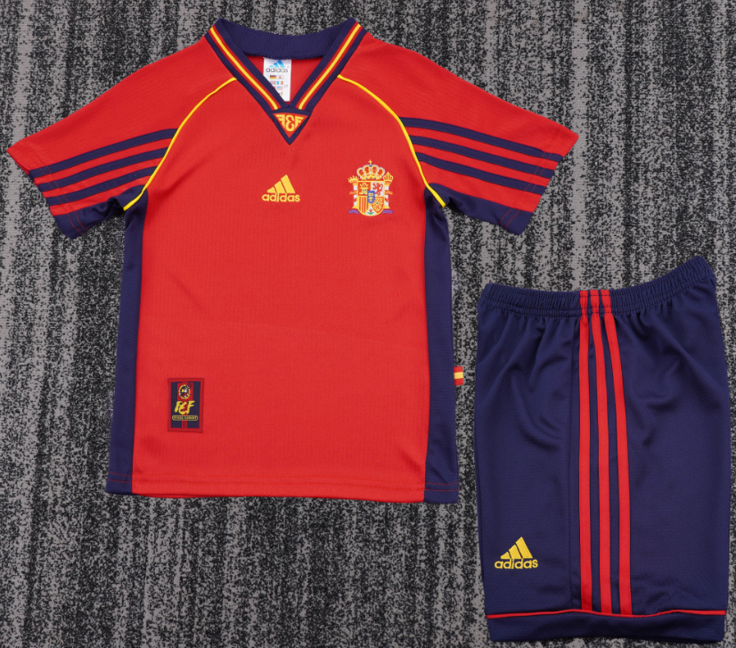 kids kit Spain Retro jersey 25 26  Home and away New adult Retro  1996 1994/95  2010 1998 2012  2000  10/12 Spain soccer jersey 10-20 days. It will arrive in your country days. It will arrive in your country