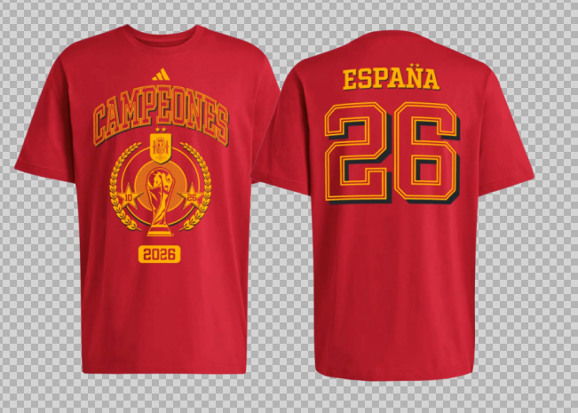 2026 2027 Spain adult  Champion Version 2 stars 26 27 Spain  soccer jersey 10-20 days. It will arrive in your country
