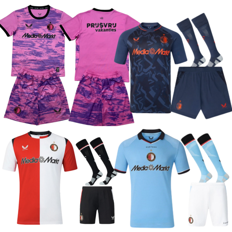 2026 2027 adult kit kids kit New Feyenoord jersey Home and away 26 27 Feyenoord soccer jersey 10-20 days. It will arrive in your country