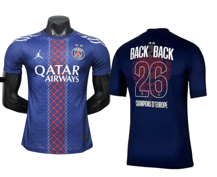 24 25 26 27 psg Player edition  jersey  Home and away New adult  26 27  psg soccer jersey 10-18 days. It will arrive in your country
