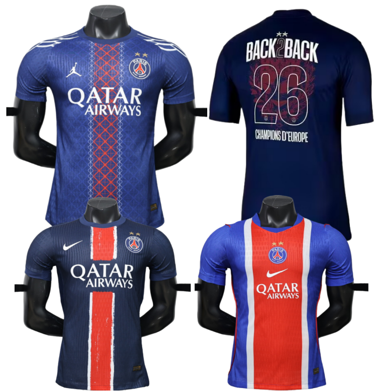 24 25 26 27 psg Player edition  jersey  Home and away New adult  26 27  psg soccer jersey 10-18 days. It will arrive in your country