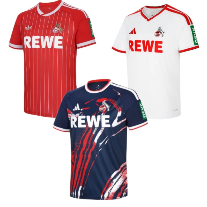 New 26 27 Köln Home and away 2026 2027 Köln soccer jersey 10-18 days. It will arrive in your country