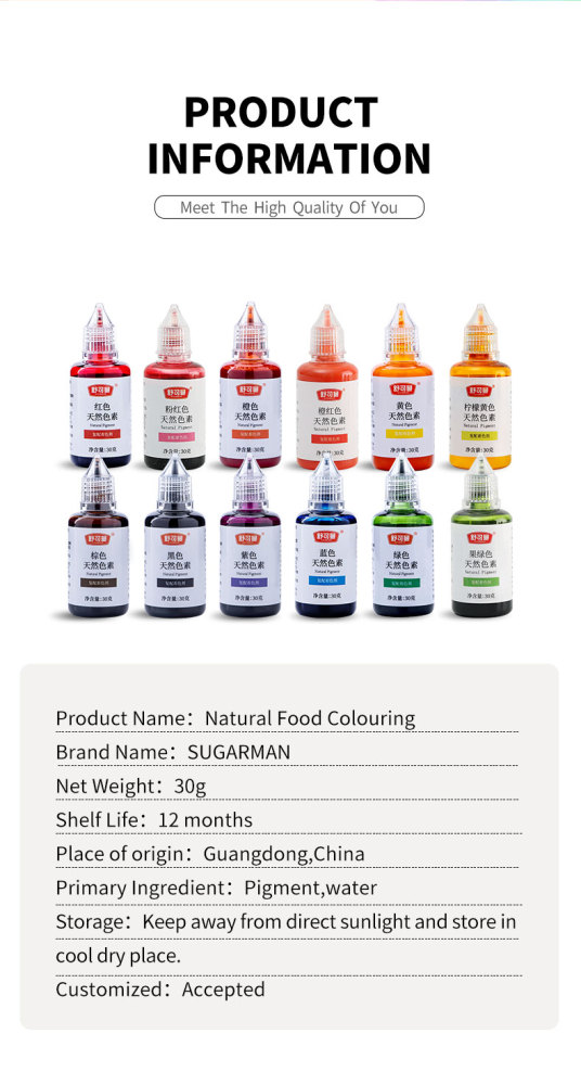 Natural Food Colouring