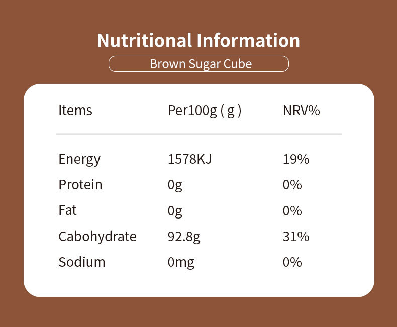 Brown Sugar Cube