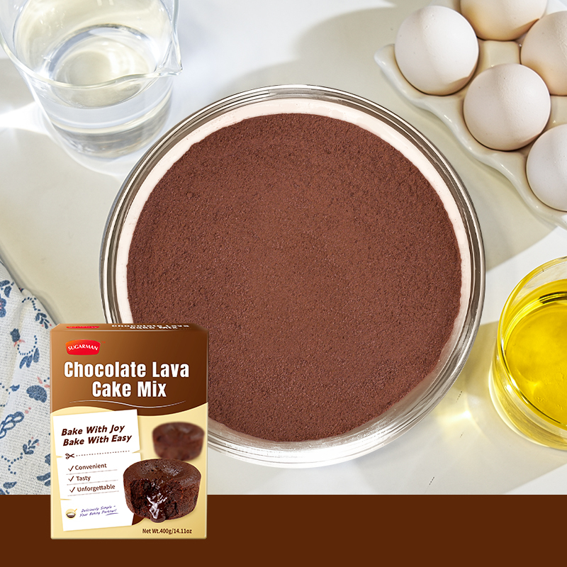 SUGARMAN Cocoa Lava Cake Mix,Chocolate cake mix powder,Cup cake mix,Baking ingredients, 400g