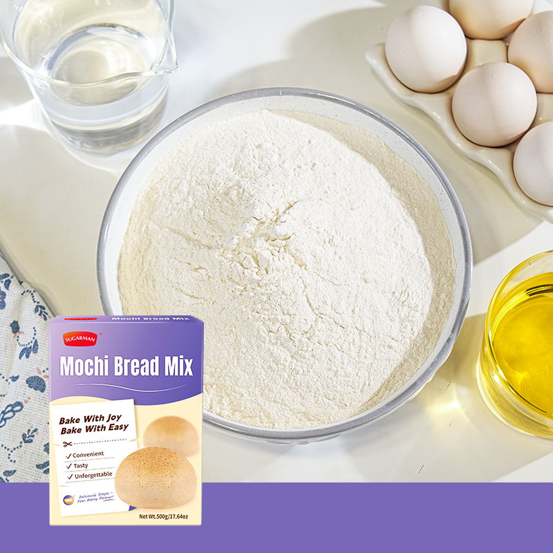 SUGARMAN Mochi Bread Mix,Mochi bread premix powder,Cake mix,Baking premix powder,Baking ingredients,500g