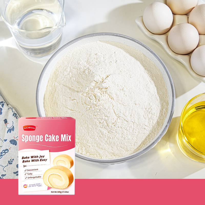 SUGARMAN Classic Sponge Cake Mix,Cake mix powder,Baking premix powder,Baking ingredients,500g