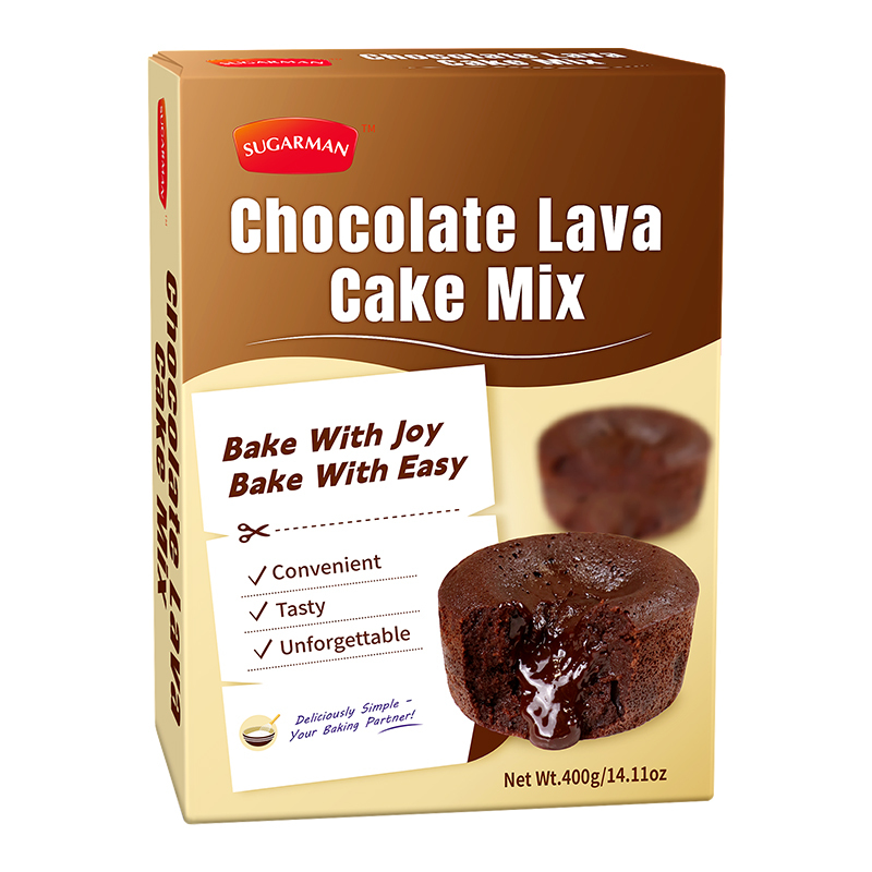 SUGARMAN Cocoa Lava Cake Mix,Chocolate cake mix powder,Cup cake mix,Baking ingredients, 400g