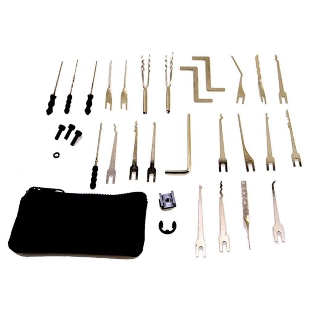 KLOM Electric Lock Pick Gun Professional Locksmiths Tools Lock Pick Tool Kit Sets